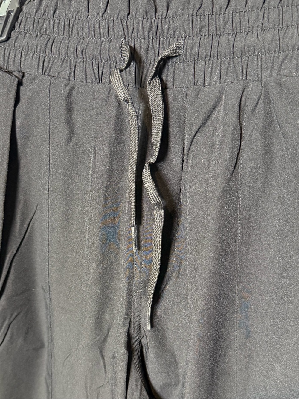 Zyia Activewear Women’s Black Jogger Pants Size Medium Drawstring Stretch - Picture 4 of 5